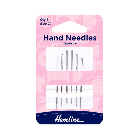 Hemline Hangsell Hand Needle - Tapestry 6 Pack