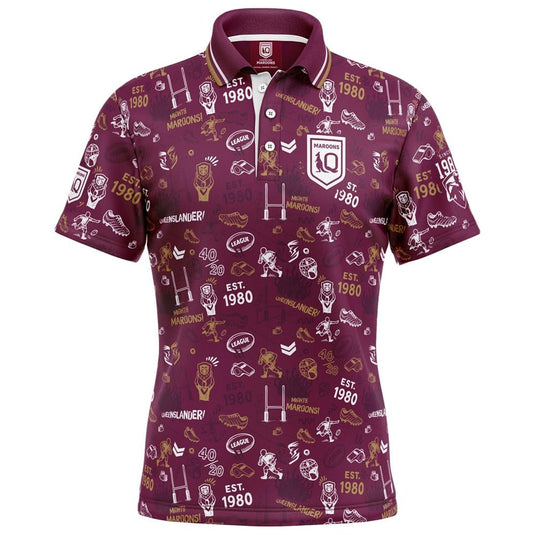 Ashtabula Mens Queensland 'Scrambler' Golf Polo