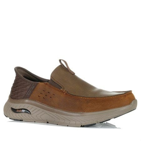 Skechers Mens Arch Fit Crosser - Dark Brown