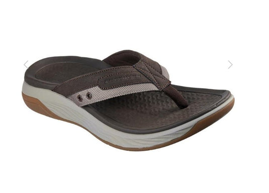 Skechers Mens Skechers Relaxed Fit Silva Falco - Brown