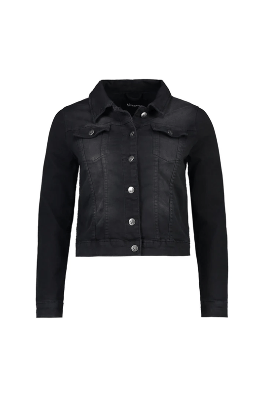 Vassali Rider Knit Jacket - Black