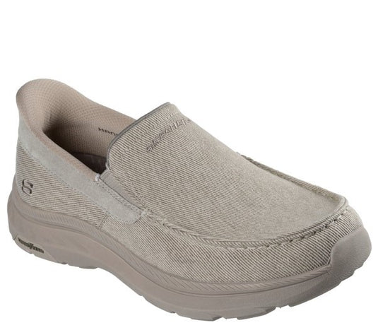 Skechers Mens Slip-ins Pollard Reed - Taupe/Brown