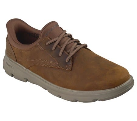 Load image into Gallery viewer, Skechers Mens Arch Fit Garza Langston Shoe - Dark Brown

