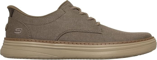 Skechers Mens Hyland-Justino Shoe - Dark Taupe