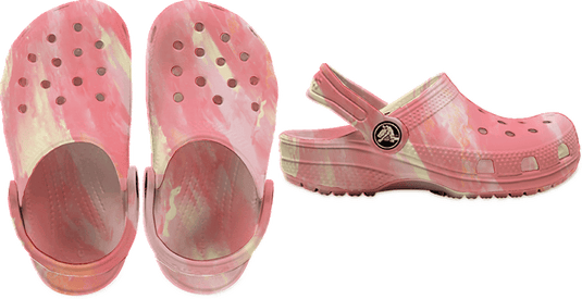 Crocs Kids Classic Marbled Clog - Guava