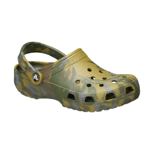 Crocs Classic Marbled Clog - Aloe/Multi