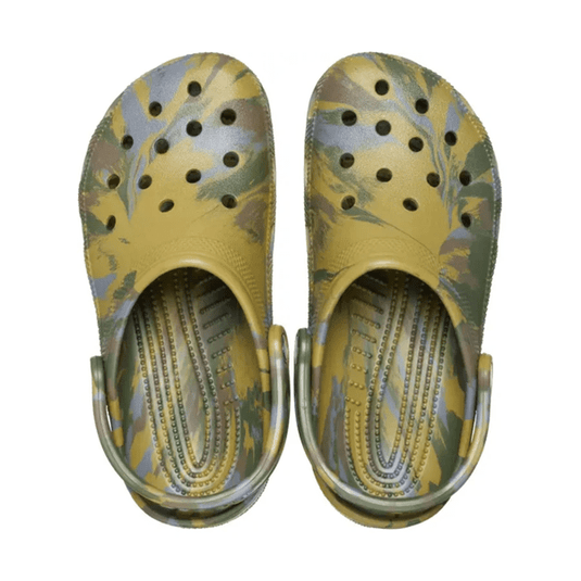 Crocs Classic Marbled Clog - Dark Clay/Multi