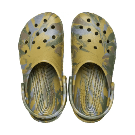 Crocs Classic Marbled Clog - Aloe/Multi