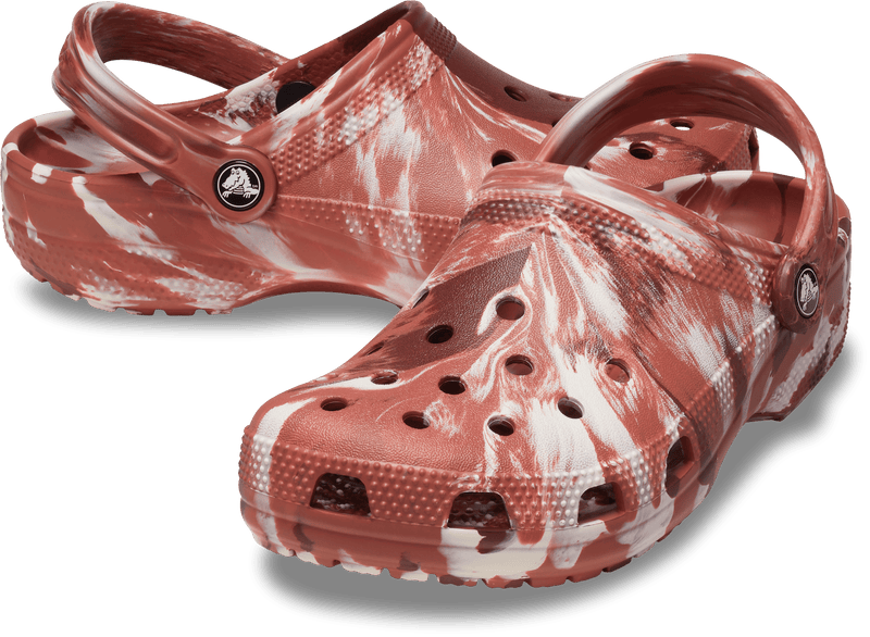 Load image into Gallery viewer, Crocs Classic Marbled Clog - Dark Clay/Multi
