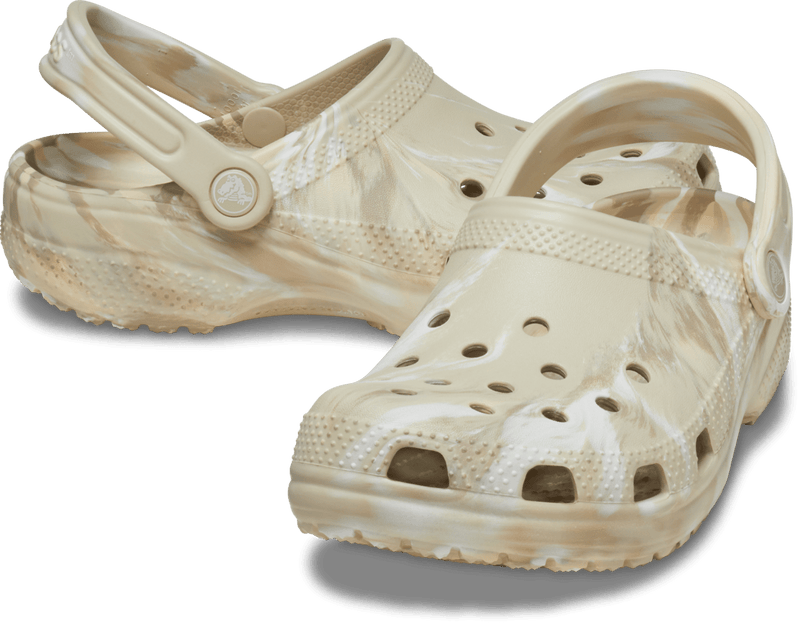 Load image into Gallery viewer, Crocs Classic Marbled Clog - Bone/Multi
