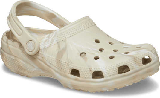 Crocs Classic Marbled Clog - Bone/Multi