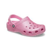 Crocs Toddler Classic Glitter Clog - Pink Tweed Glitter