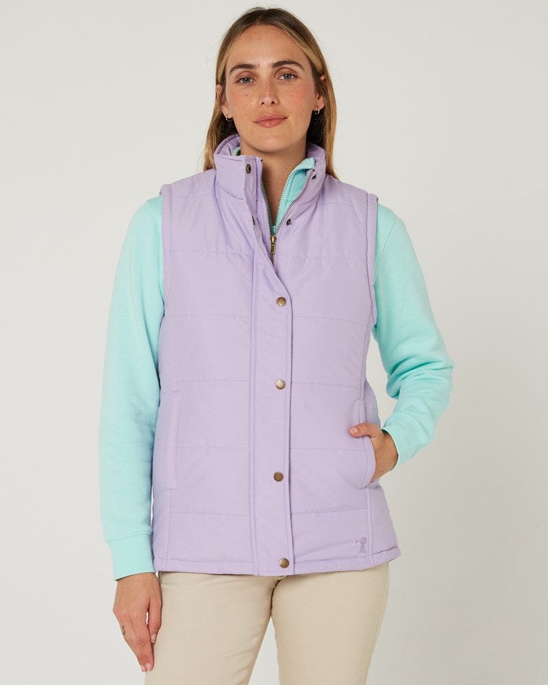 Load image into Gallery viewer, Pilbara Collection Womens Vest - Purple Rose
