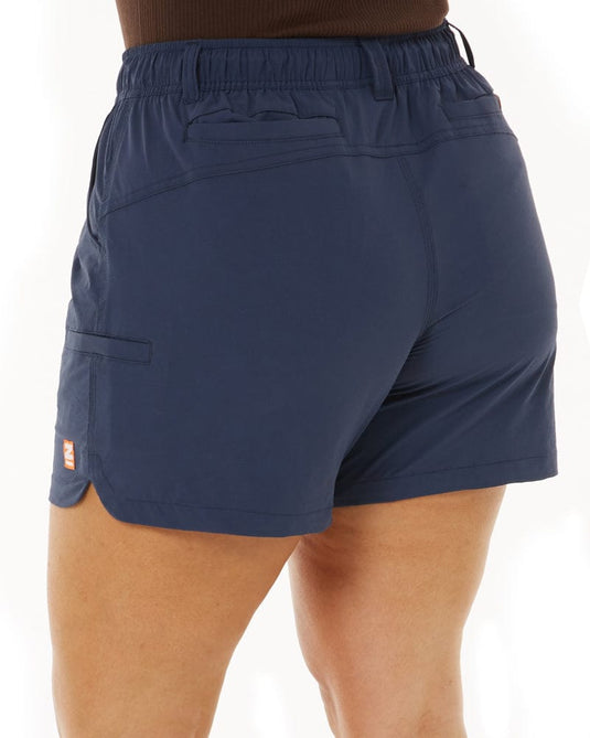 Zadie Womens Z-Lite Comfort with 4 Way Stretch Short - Navy