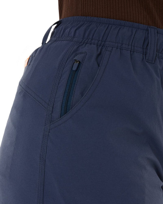 Zadie Womens Z-Lite Comfort with 4 Way Stretch Short - Navy