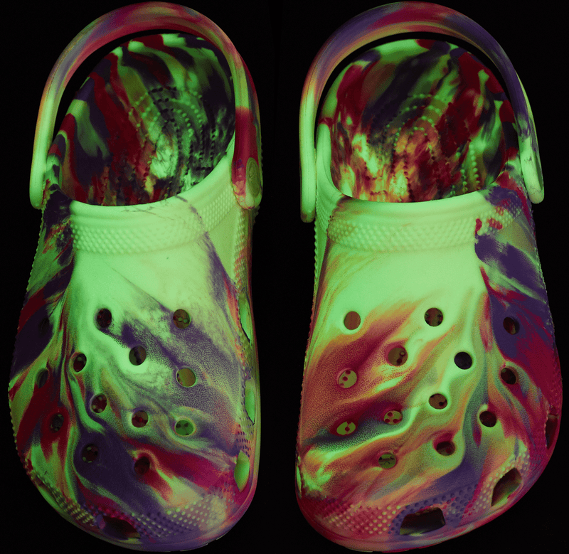 Load image into Gallery viewer, Crocs Classic Kids Marbled Clog - Pink Crush/Multi
