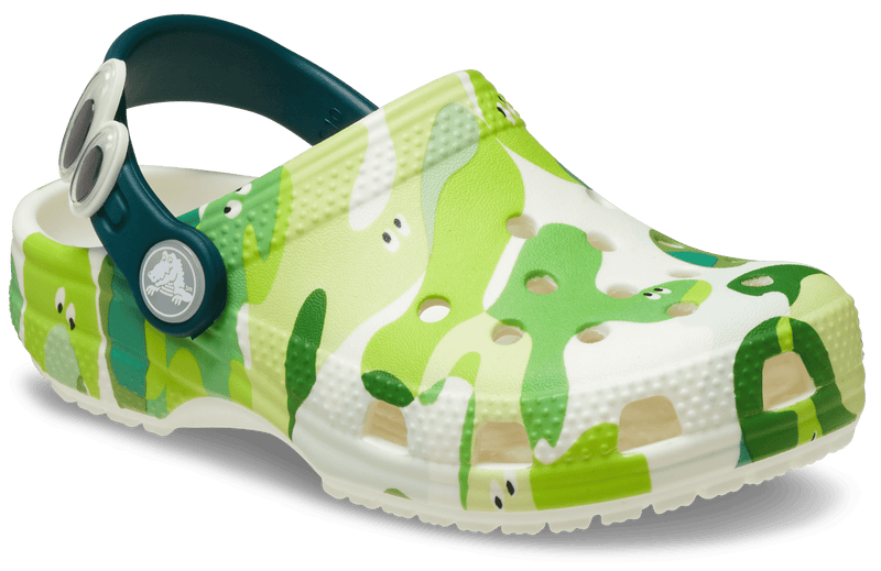 Load image into Gallery viewer, Crocs Classic Toddlers Glow Slime Monsters - Glow Green
