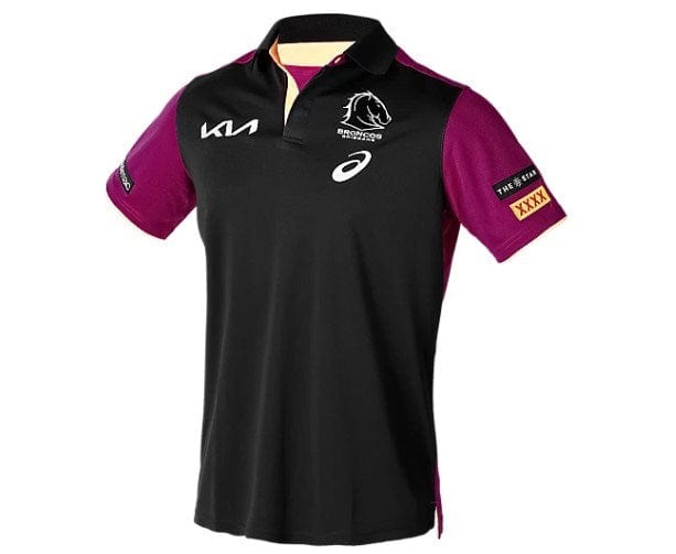 Load image into Gallery viewer, Asics Mens Brisbane Broncos Team Polo
