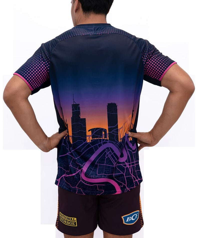 Load image into Gallery viewer, Asics 2026 Brisbane Broncos Rep Run Out Tee

