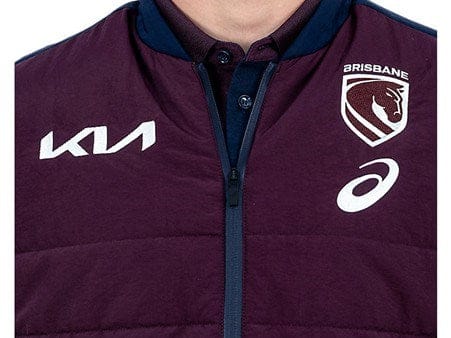 Asics Mens 2026 Brisbane Broncos Puffer Vest