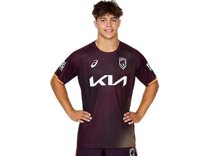 Load image into Gallery viewer, Asics 2026 Brisbane Broncos Short Sleeved Training Tee
