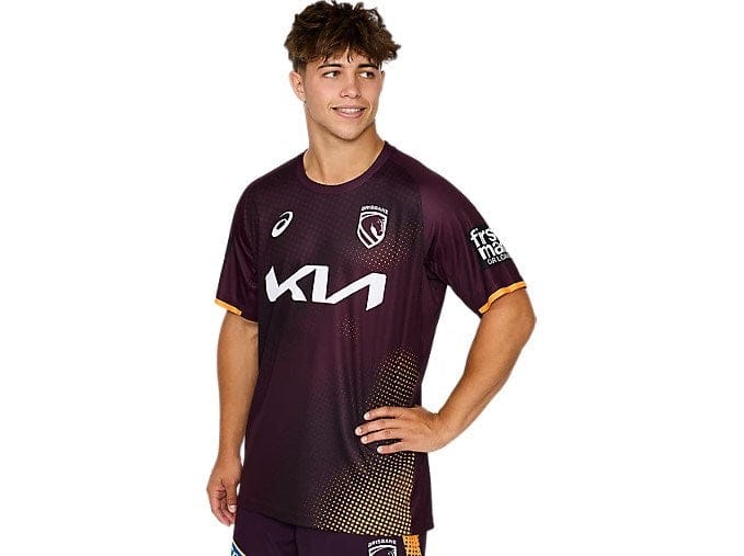Load image into Gallery viewer, Asics 2026 Brisbane Broncos Short Sleeved Training Tee
