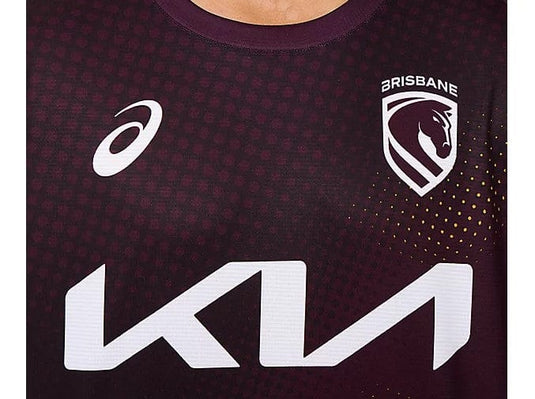 Asics 2026 Brisbane Broncos Short Sleeved Training Tee