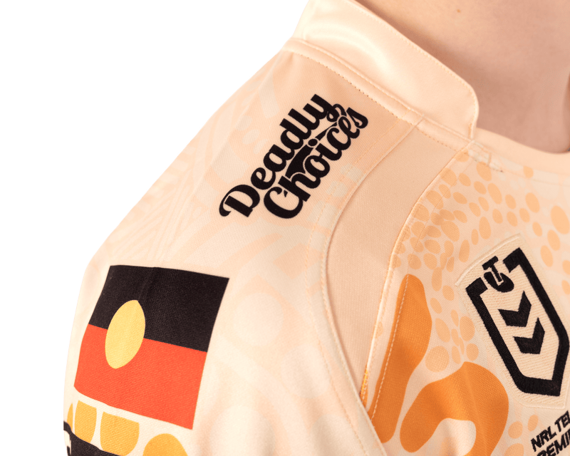 Load image into Gallery viewer, Asics Mens Brisbane Broncos Replica Indigenous Jersey
