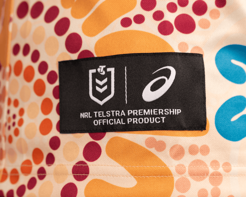 Load image into Gallery viewer, Asics Mens Brisbane Broncos Replica Indigenous Jersey
