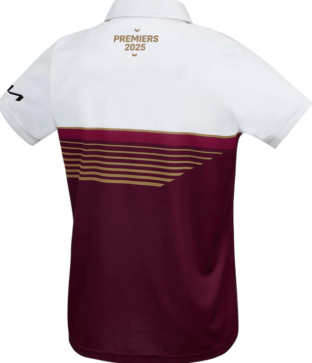 Load image into Gallery viewer, Asics Mens Brisbane Broncos 2025 Premiers Polo
