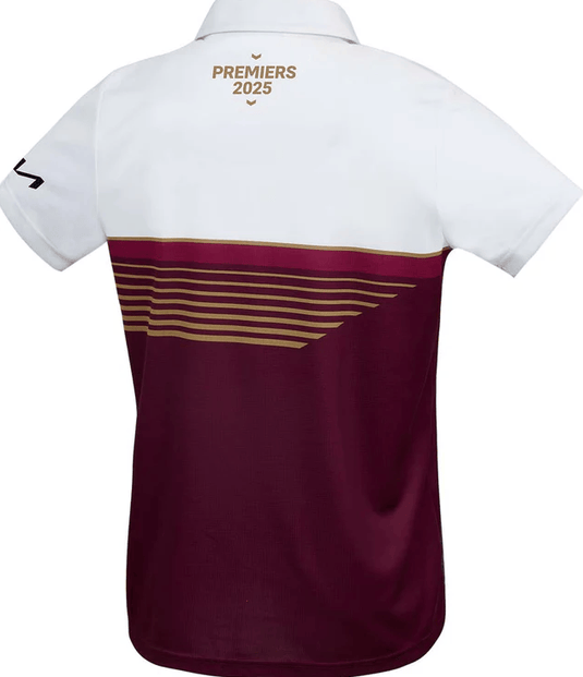 Asics Mens Brisbane Broncos 2025 Premiers Polo