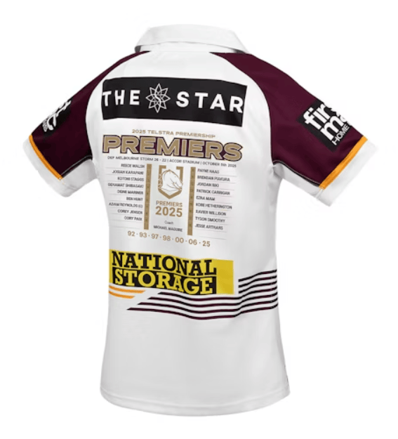 Load image into Gallery viewer, Asics Mens Brisbane Broncos 2025 Premiers Jersey
