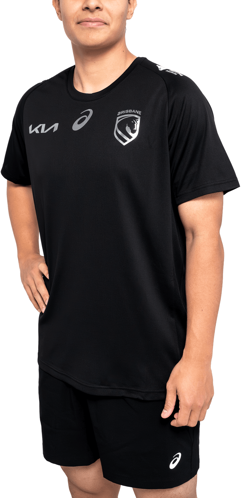 Load image into Gallery viewer, Asics Mens 2026 Brisbane Broncs Rep Charity Run Out Tee
