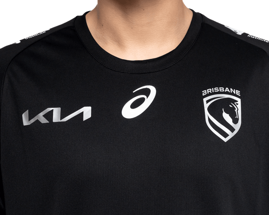 Asics Mens 2026 Brisbane Broncs Rep Charity Run Out Tee