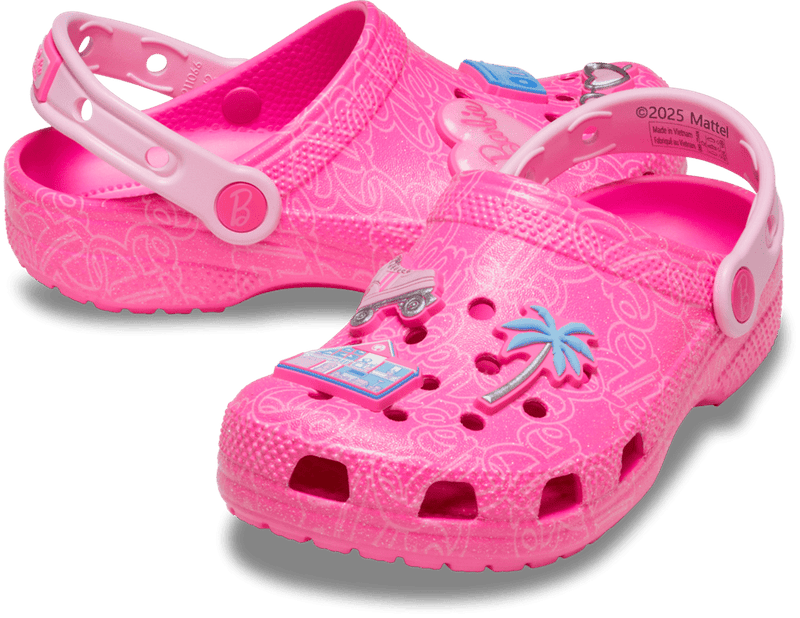 Load image into Gallery viewer, Crocs Toddler Barbie Classic Clog

