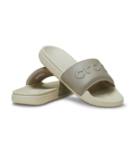 Crocs Womens Crocs All Day Slide - Bone Taupe