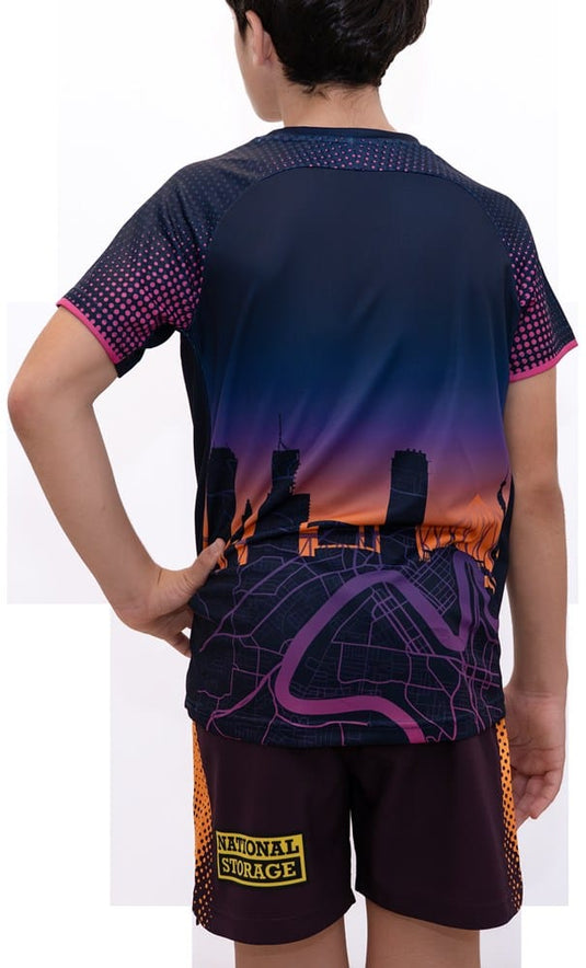 Asics 2026 Brisbane Broncos Rep Run Out Youth Tee