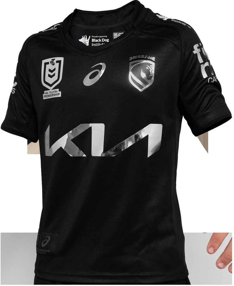 Load image into Gallery viewer, Asics Youth 2026 Brisbane Broncs Rep Charity Jersey
