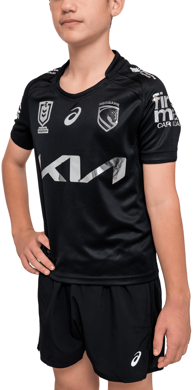 Load image into Gallery viewer, Asics Youth 2026 Brisbane Broncs Rep Charity Jersey
