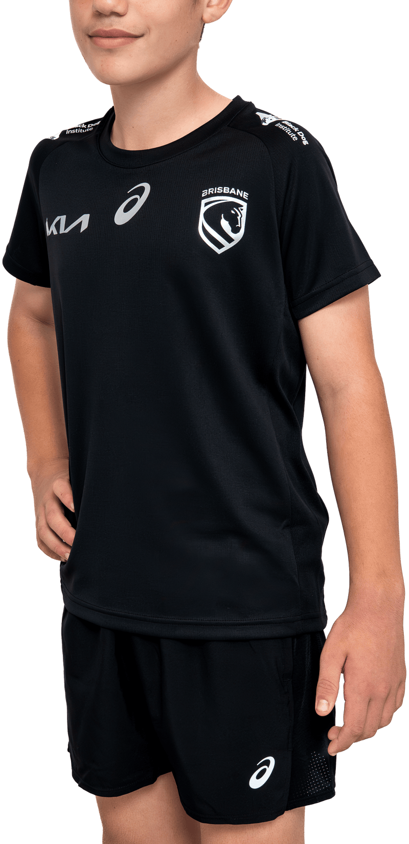 Load image into Gallery viewer, Asics Youth 2026 Brisbane Broncs Rep Charity Run Out Tee
