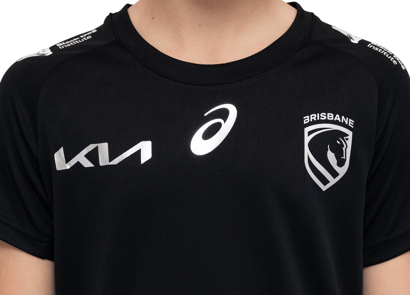 Load image into Gallery viewer, Asics Youth 2026 Brisbane Broncs Rep Charity Run Out Tee
