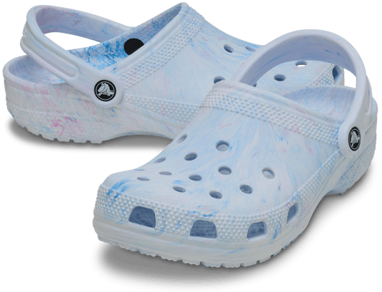 Crocs Classic Watercolour Marbled Clog - Oxygen Swirl