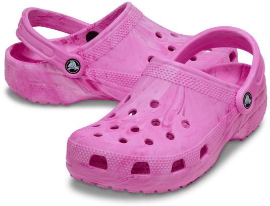 Crocs Classic Watercolour Marbled Clog - Pink Swirl