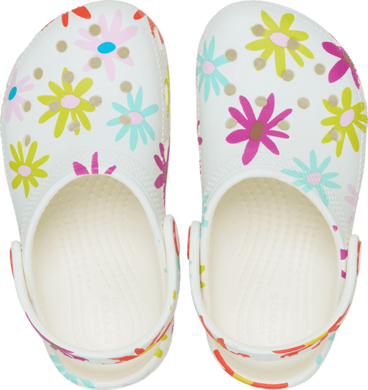 Crocs Toddlers Classic Crafted Daisy Clog