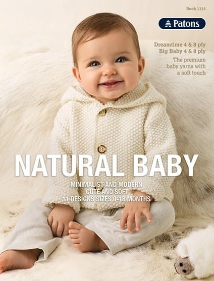Patons Pattern Book - Natural Baby