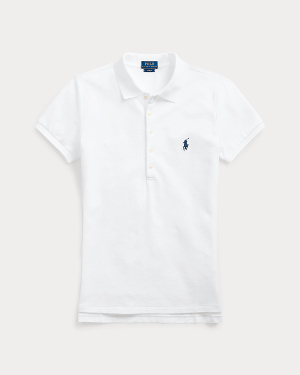 Load image into Gallery viewer, Ralph Lauren Womens Slim Polo  - White
