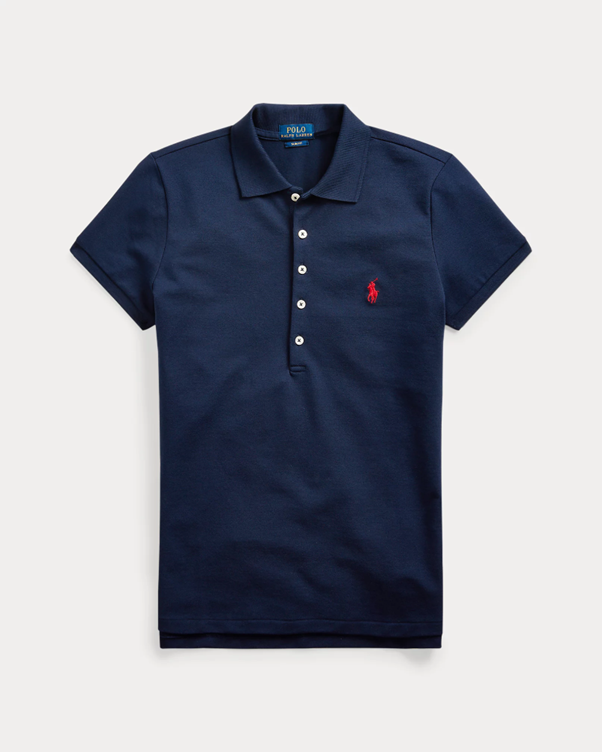 Load image into Gallery viewer, Polo Ralph Lauren Womens Slim Fit Stretch Polo Shirt

