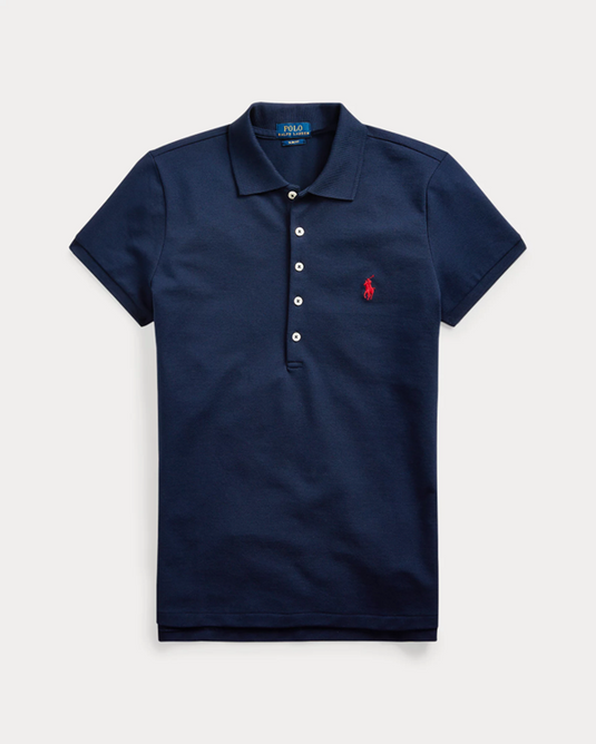 Polo Ralph Lauren Womens Slim Fit Stretch Polo Shirt