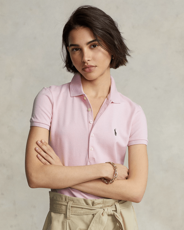 Load image into Gallery viewer, Ralph Lauren Womens Slim Polo - Pink
