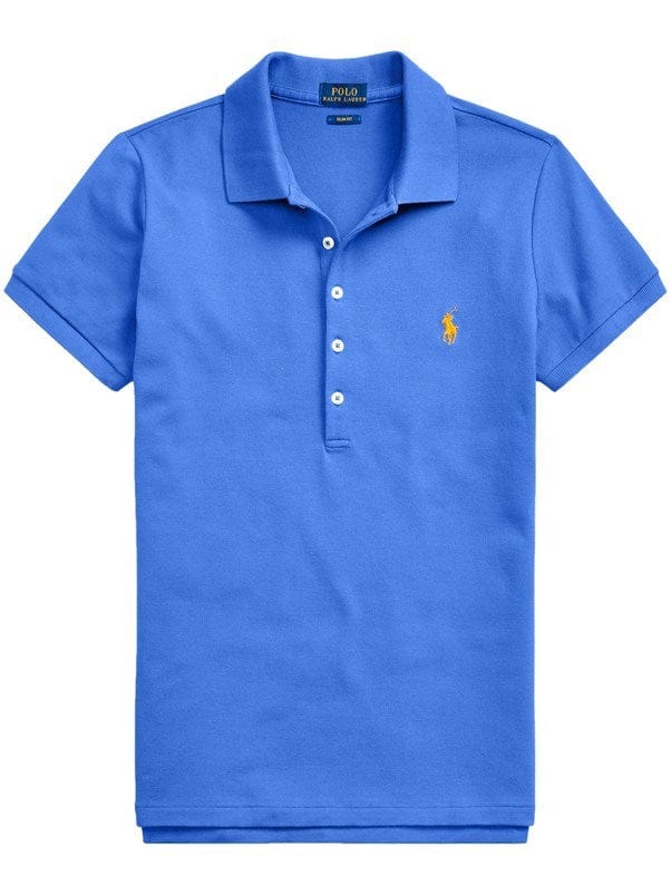 Load image into Gallery viewer, Ralph Lauren Womens Slim Polo - Blue
